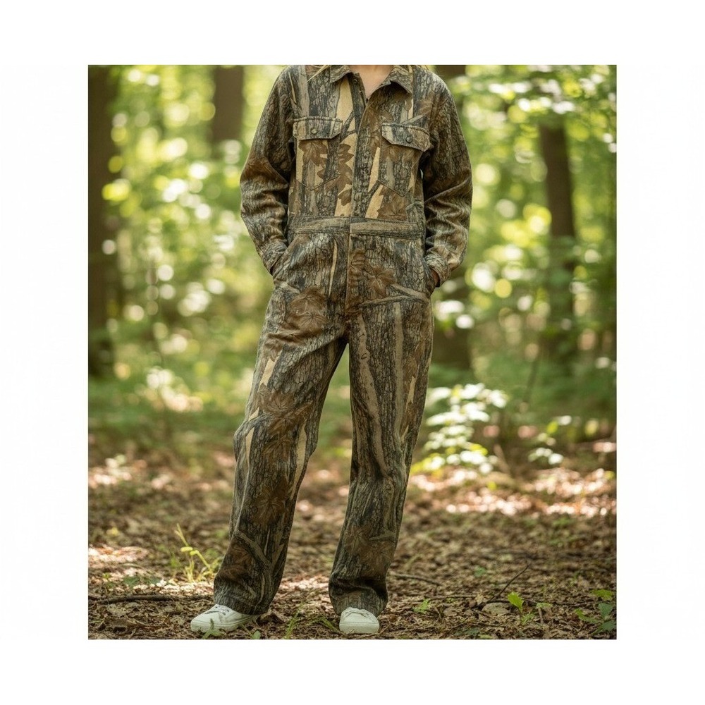 Gander Mountain Trebark Camo Coveralls Hunting Suit TBGS-1900 Mens MT 38-40